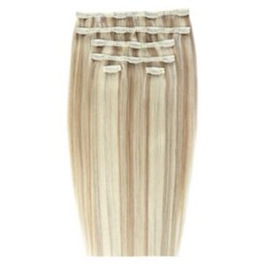 Beauty Works Double Hair Set Champagne Blonde Clip-in Extensions 18 Inch