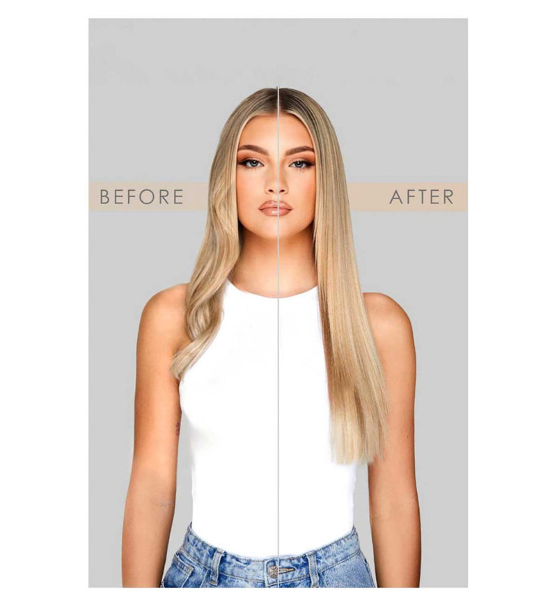 Beauty Works hair extensions 18 Inch Champagne Blonde - British product