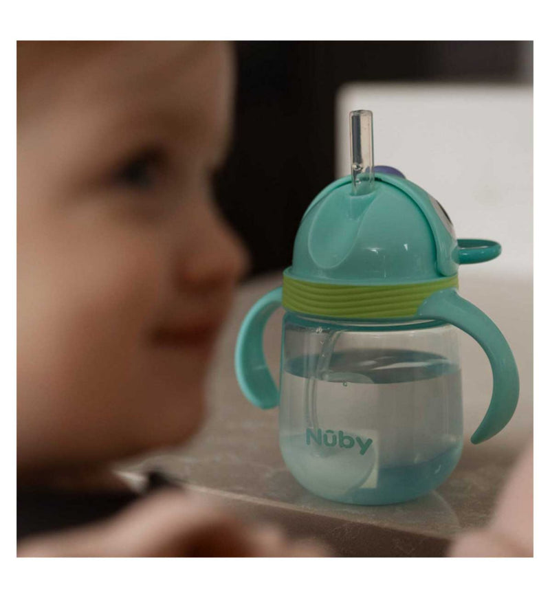 Nuby Character Cup baby cup with weighted straw 8oz, imported from the UK