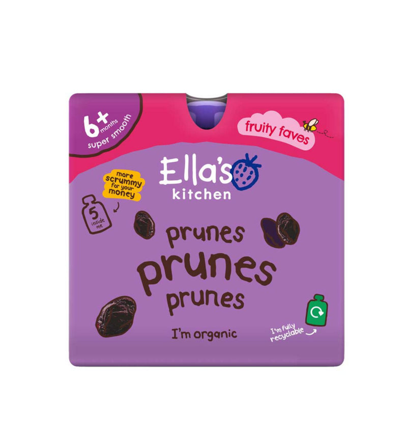 Ella's Kitchen organic prunes pouch multipack 70g 5s - British product