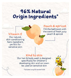 Childs Farm hair & body wash Peach & Apricot 250ml - British product
