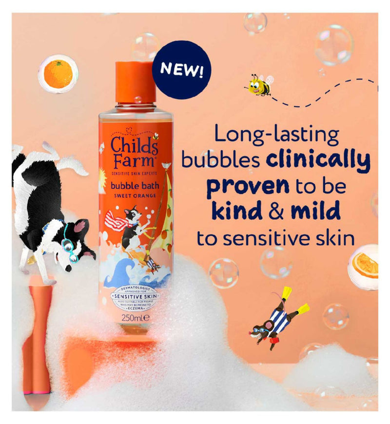 Childs Farm Sweet Orange Bubble Bath 250ml - British product