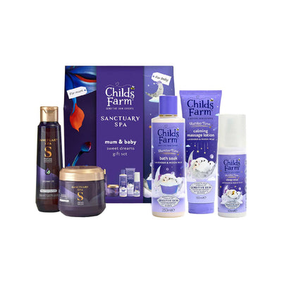 Boots Childs Farm & Sanctuary Spa Mum & Baby Sweet Dreams Gift Set- Buy online at McGrocer