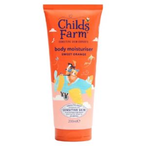 Childs Farm sweet orange body moisturiser 200ml, imported from the UK