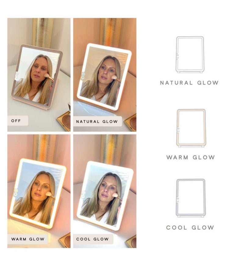 Sensse Modern Marble LED Glow Up Mirror 27cm - British product