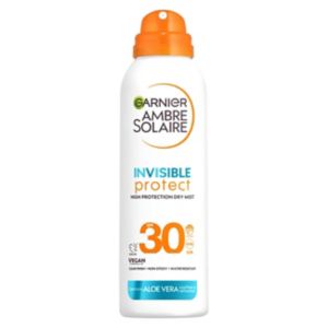 Boots Garnier Ambre Solaire Usynlig Beskyttelse Solkrem Mist SPF 30 150ml - Kjøp online hos McGrocer