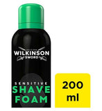 Wilkinson Sword Sensitive Shave Foam 200ml (British brand)