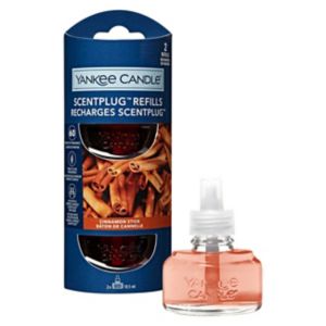 Yankee Candle Scent Plug Refill Cinnamon 18.5ml Twin Pack (British brand)