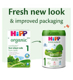 HiPP Organic first infant milk formula from birth 800g, imported from the UK