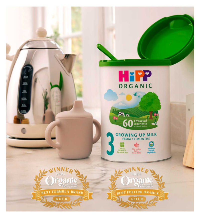 HiPP Organic growing up milk formula from 12 months 800g (British brand)