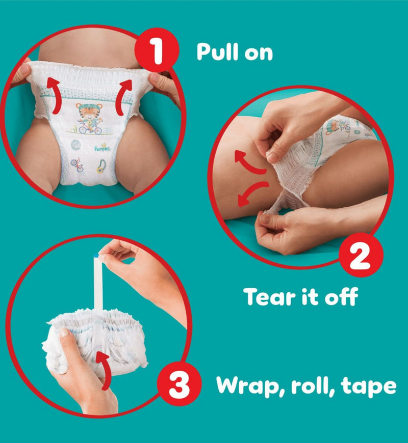 Pampers Baby-Dry nappy pants size 9 40-pack 19kg+ (British brand)