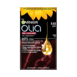 Boots Garnier Olia 5.52 Glassy Merlot Permanent Hair Dye for Intense Shiny Reds- Buy online at McGrocer