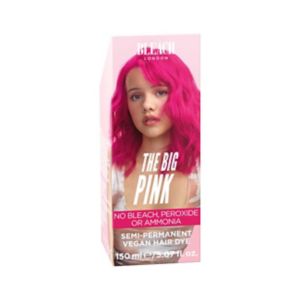 Bleach London Semi Permanent Hair Colour The Big Pink 150ml - British product