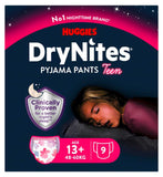 Huggies DryNites bedwetting pants for girls 13+ 49-60kg - British product