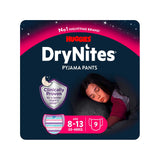 Boots Huggies DryNites Bedwetting Pyjama Nappy Pants Girls 8-13 (30-48g) 9's- Buy online at McGrocer