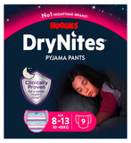DryNites bedwetting pants girls 8-13 9 count - British product