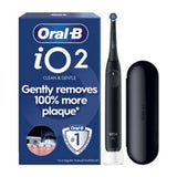 Oral-B iO2 Night Black Electric Toothbrush + Travel Case, imported from the UK