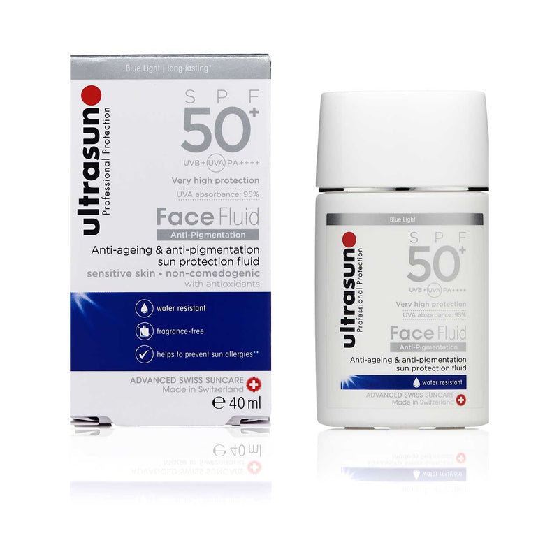 Ultrasun face fluid anti-pigmentation SPF50+ 40ml (British brand)