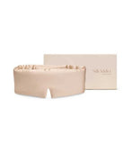 Silk Addict mulberry silk sleep mask Caramel (British brand)