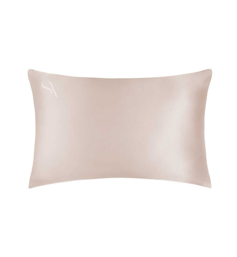 Silk Addict Mulberry Silk Pillowcase Caramel 75x50cm (British brand)