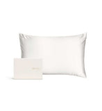 Silk Addict 100% Mulberry Silk Pillowcase Ivory 75x50cm (British brand)