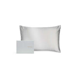 Silk Addict Mulberry Silk Pillowcase Silver 75x50cm (British brand)