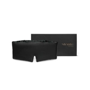 Masque de nuit Silk Addict 100% soie de mûrier noir
