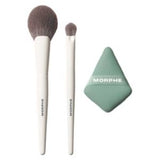 Morphe Conceal and Set Tool Trio Makeup Brushes, imported from the UK