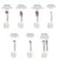 MORPHE eye brush set 7 piece vegan bristle brushes - British product