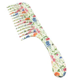 Denman Floral Fantasies wide tooth detangling comb, imported from the UK