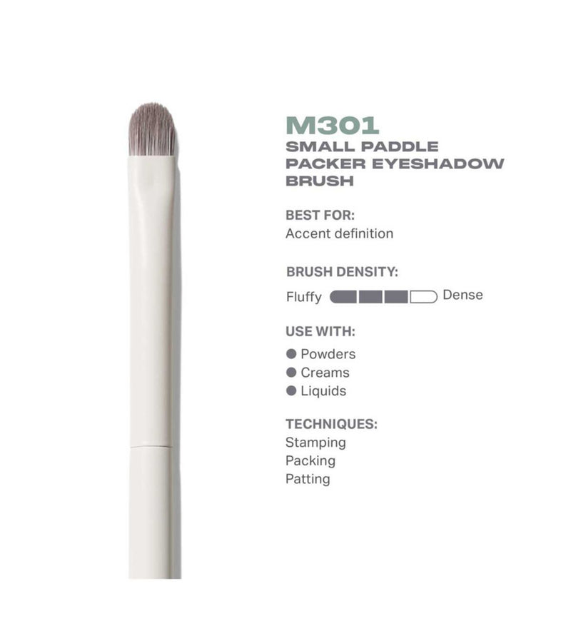 Morphe M301 small paddle eyeshadow brush, imported from the UK