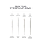 Morphe M363 angled eyeliner brush, UK version