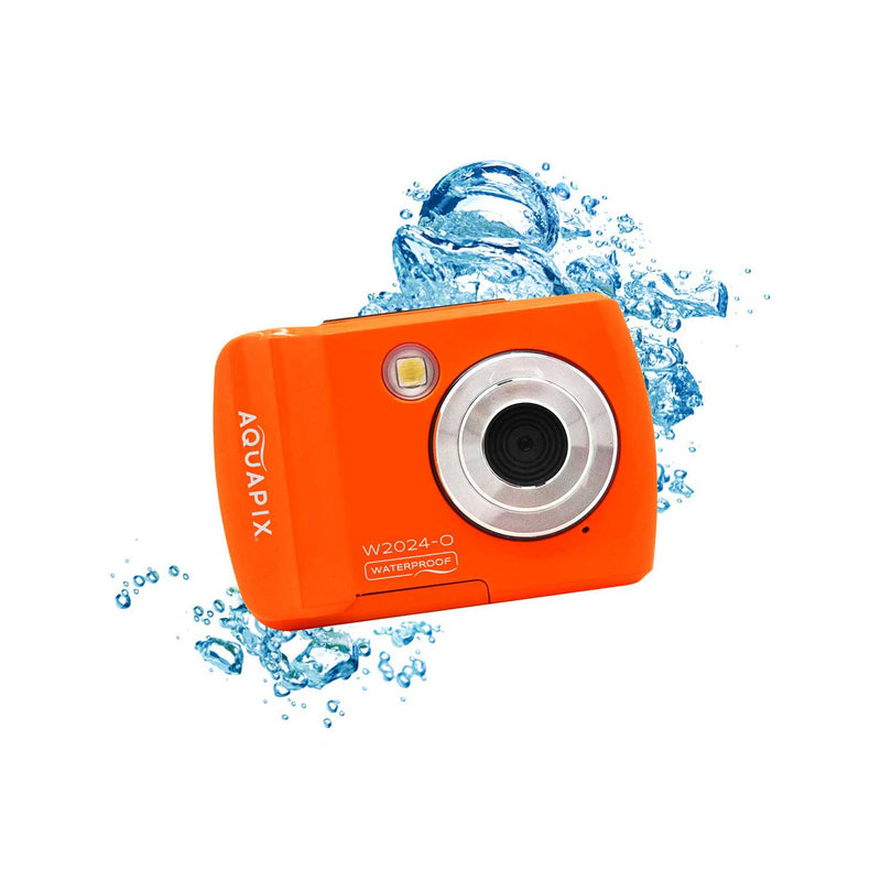 Easypix Aqua W2024 splash orange digital camera - British product
