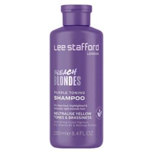 Boots Lee Stafford Bleach Blondes Purple Toning Shampoo Hårpleie 250ml- Kjøp online på McGrocer