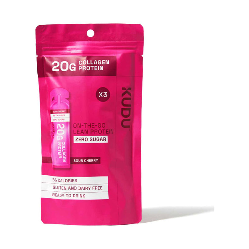 Kudu collagen protein sachet sour cherry flavour 63g, UK version