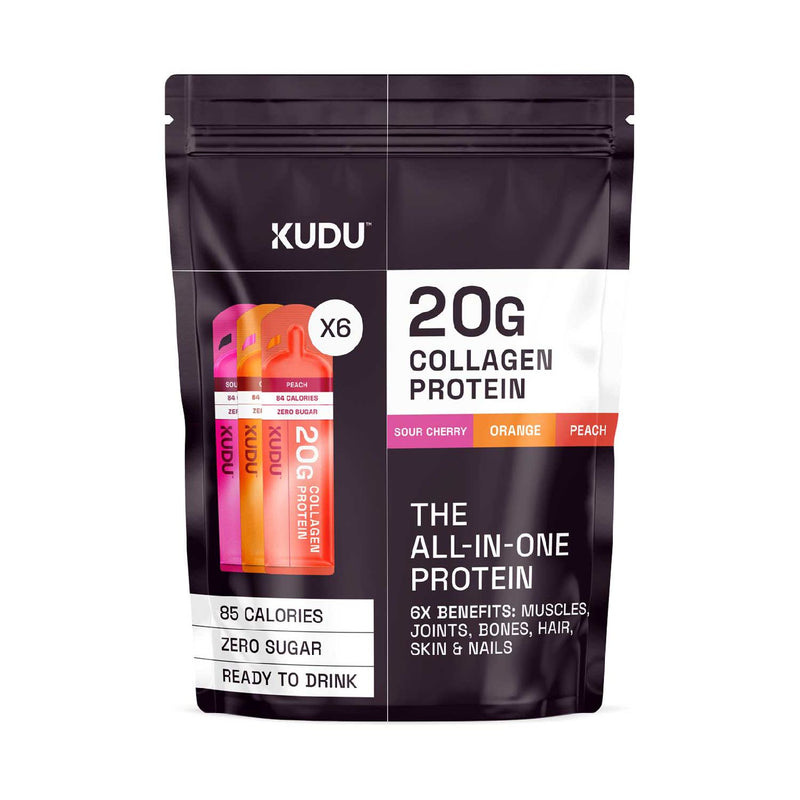 Kudu Collagen Protein Sachet Multi-Flavour Pack 63g 6s