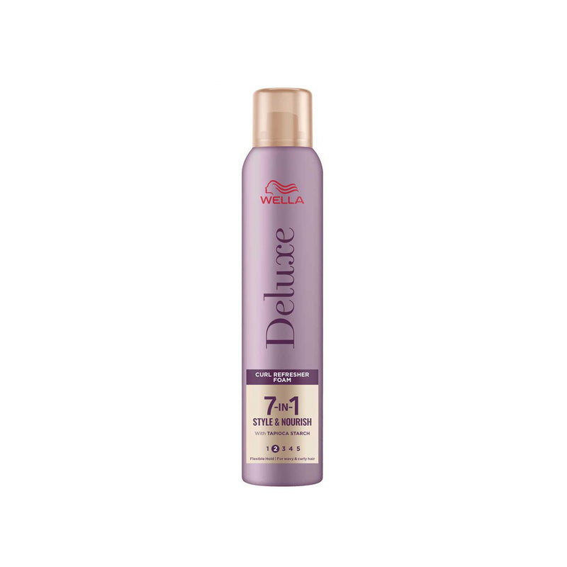 Wella Deluxe 7 in 1 Curl Refresher Foam 200ml (British brand)