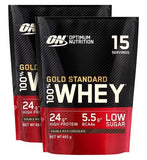 Optimum Nutrition Gold Standard 100 Whey Double Rich Chocolate 2 x 465g