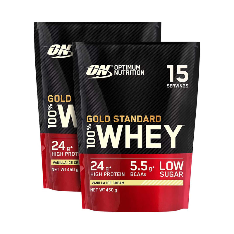 Optimum Nutrition Gold Standard whey protein vanilla 900g (British brand)