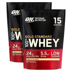 Optimum Nutrition Gold Standard whey protein vanilla 900g (British brand)