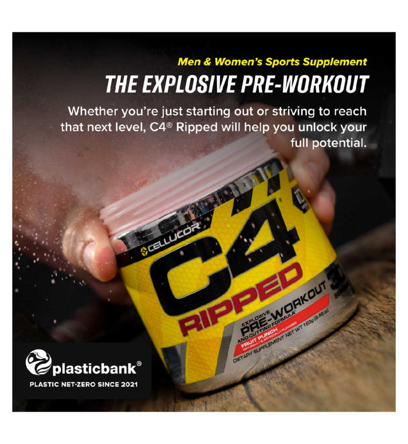 C4 Ripped Pre Workout 189g - British product