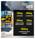 C4 Ripped Pre Workout 189g - British product