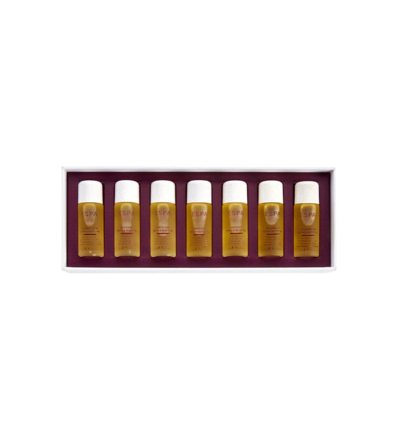 ESPA Signature Blends aromatherapy bath and body oil collection, imported from the UK