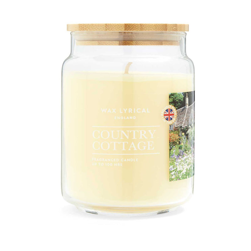 Wax Lyrical Country Cottage Large Candle Jar 475g (British brand)