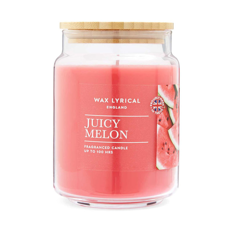 Wax Lyrical scented candle Juicy Melon 475g (British brand)