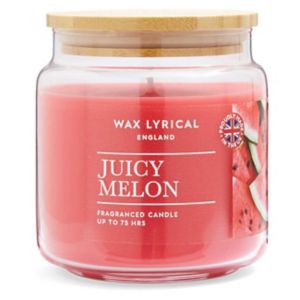 Wax Lyrical candle Juicy Melon 335g wax filled jar (British brand)