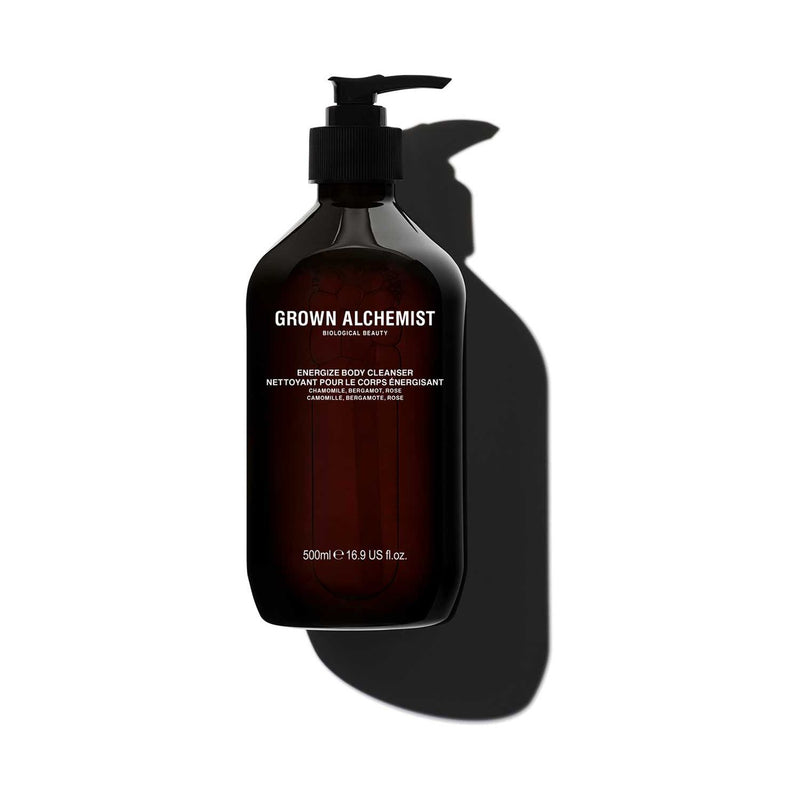 Grown Alchemist body wash chamomile bergamot rose 500ml, imported from the UK