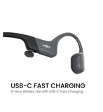 Shokz Openrun Mini black wireless headphones, UK version