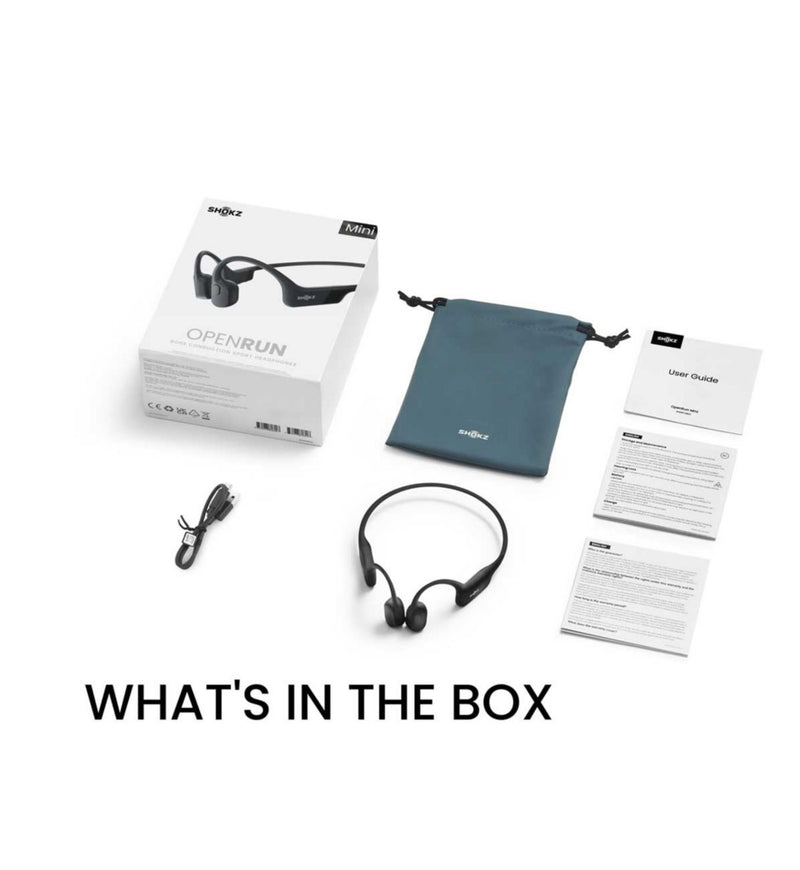 Shokz Openrun Mini black wireless headphones, UK version