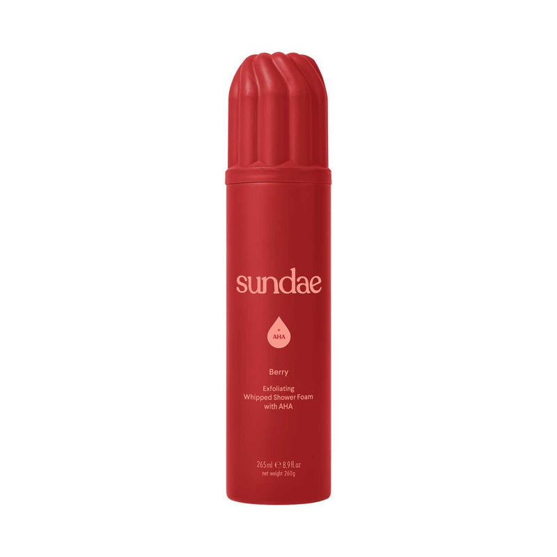 Sundae Berry AHA whipped shower foam 265ml (British brand)